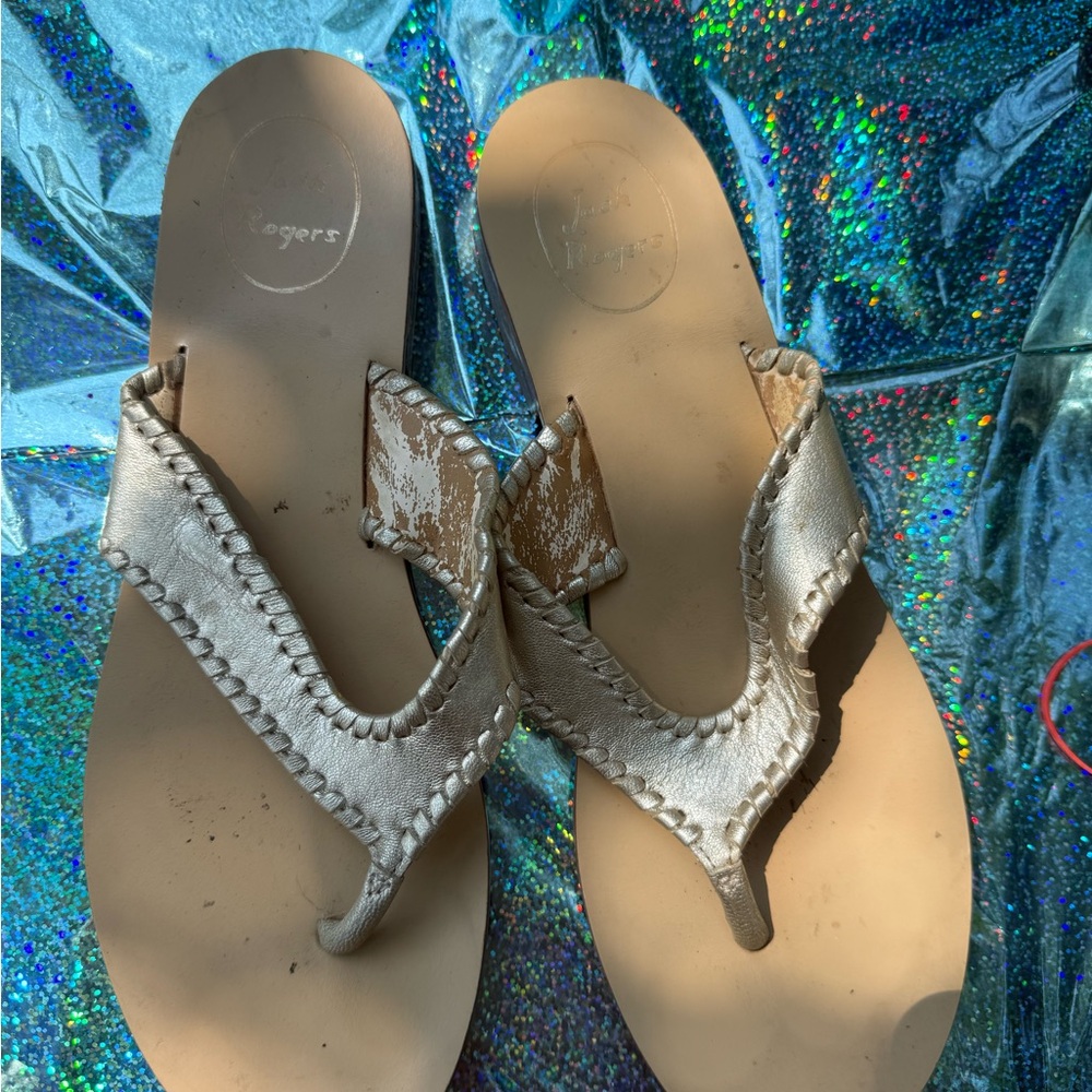 Jack Rogers Women's Metallic Sandals